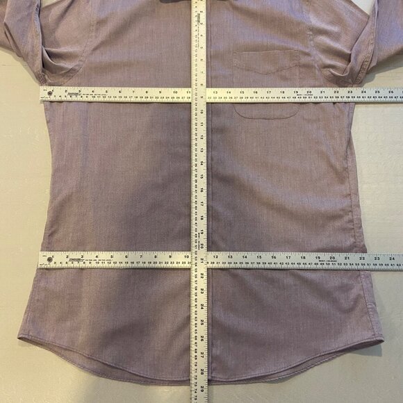 Lauren Ralph Lauren Mens Slim Fit Non-Iron Dress Shirt Size 16.5/32-33 Cotton - Picture 11 of 14